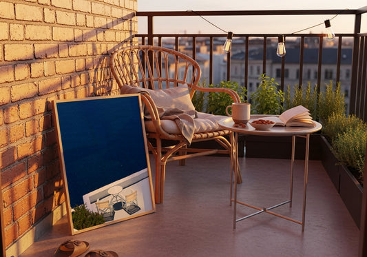 Santorini View – Minimal Mediterraneo