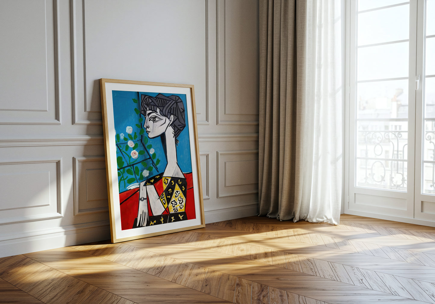 Ritratto in Fiore – Eleganza Cubista