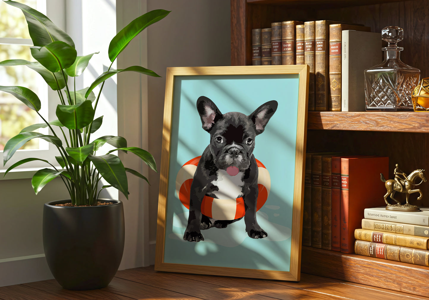 "Frenchie on Vacation"