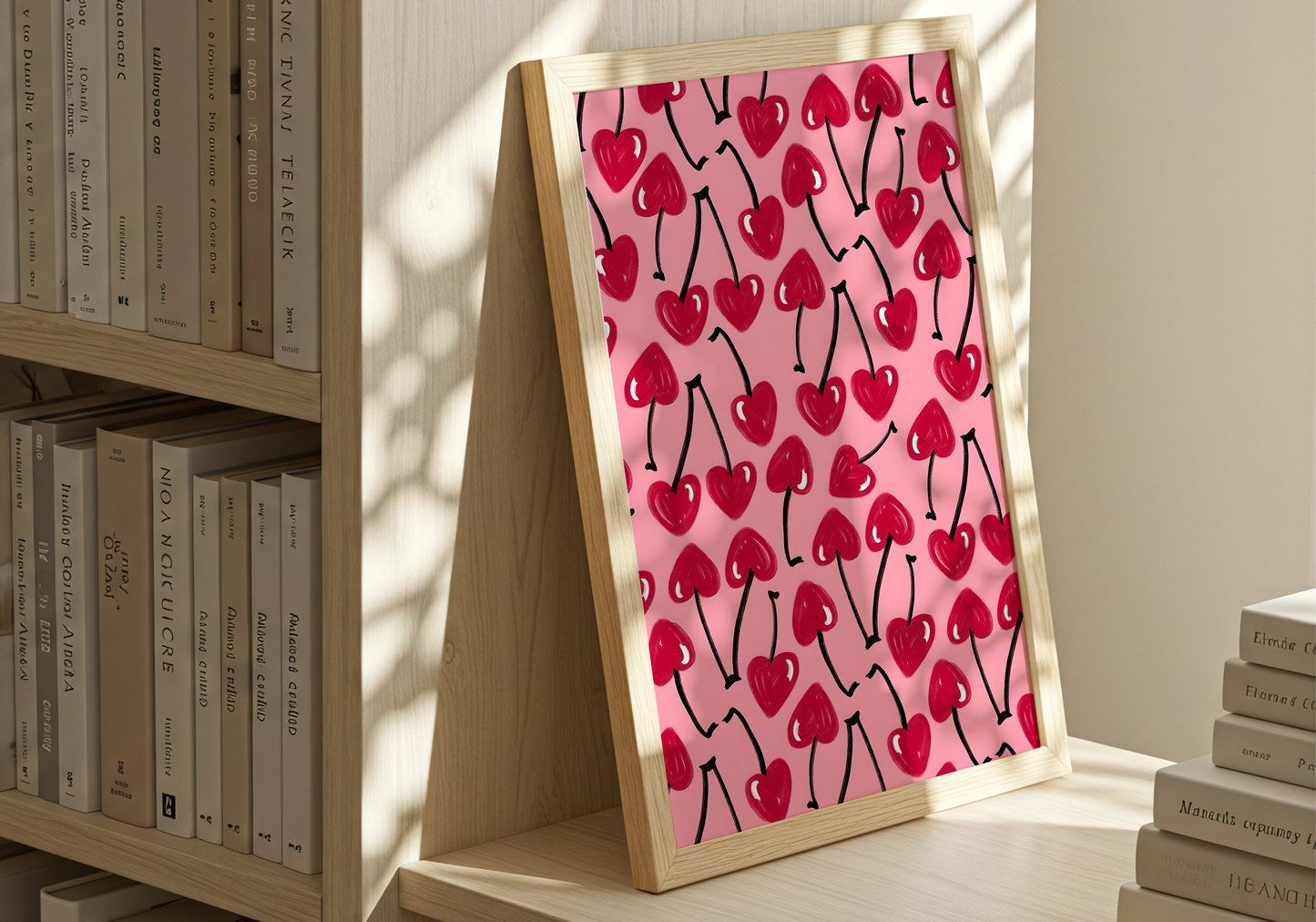 Cherry Hearts Pattern