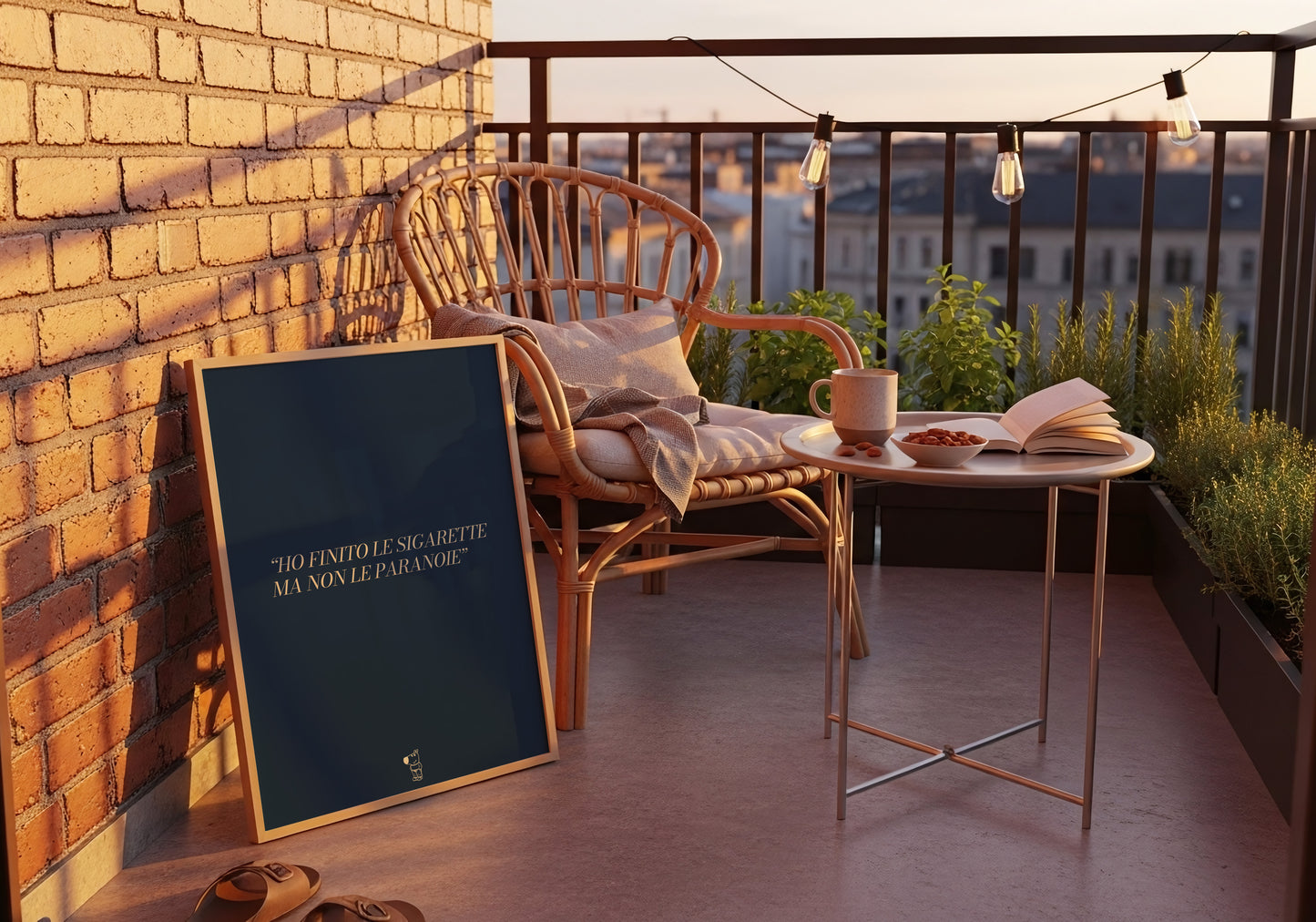 Ho finito le sigarette ma non le paranoie – Poster Minimal