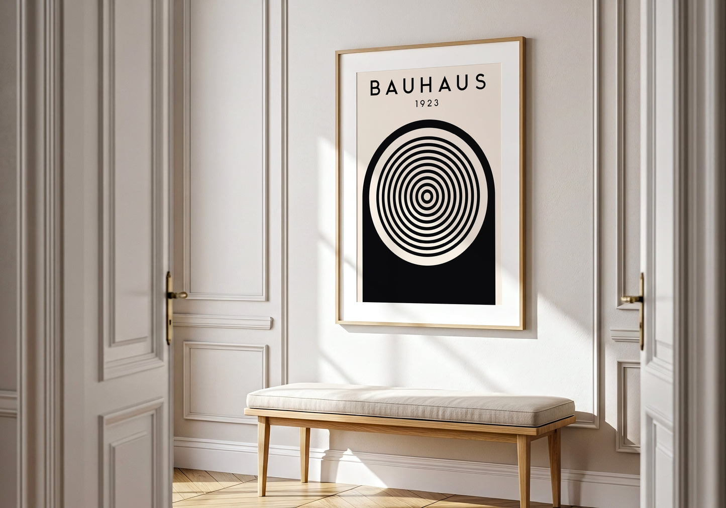 Bauhaus 1923 – Astratto in Bianco e Nero