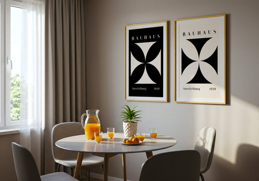 Bauhaus Ausstellung 1919 – Poster Geometrico Astratto