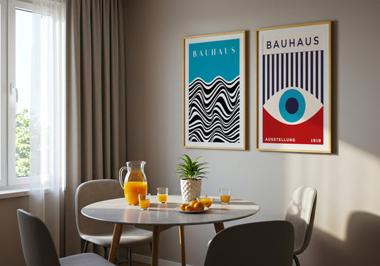 Bauhaus Waves – Poster Optical Moderno