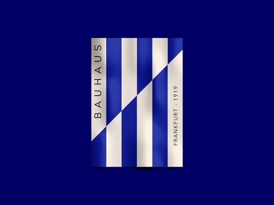 Bauhaus Frankfurt 1919 – Astratto Blu