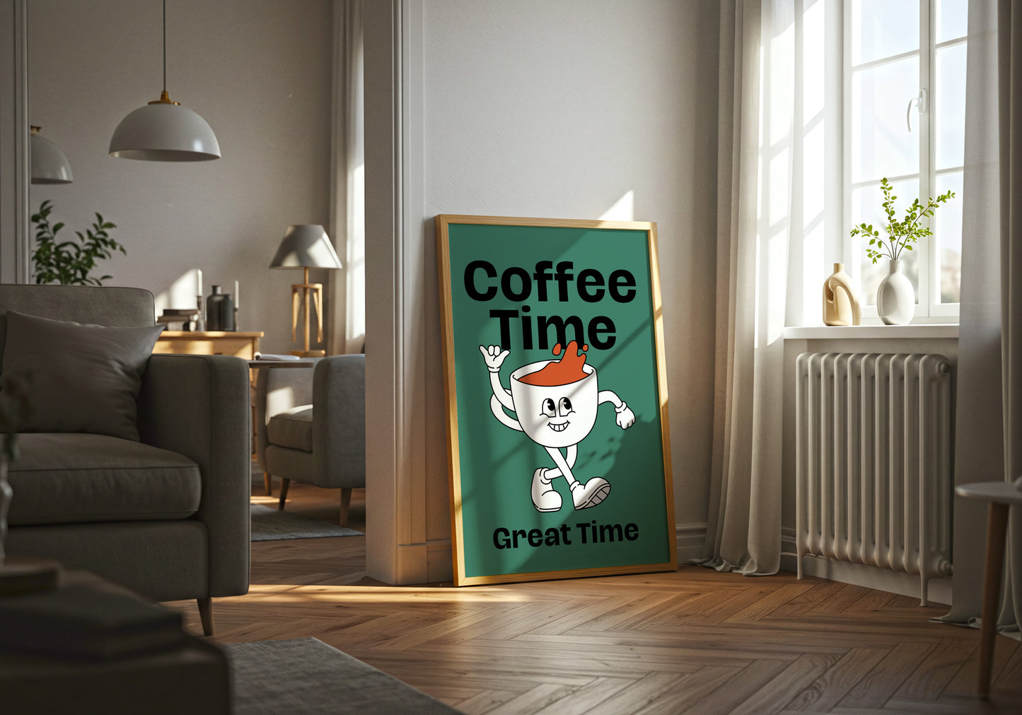 Coffee Time – Retrò Divertente