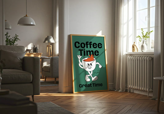 Coffee Time – Retrò Divertente
