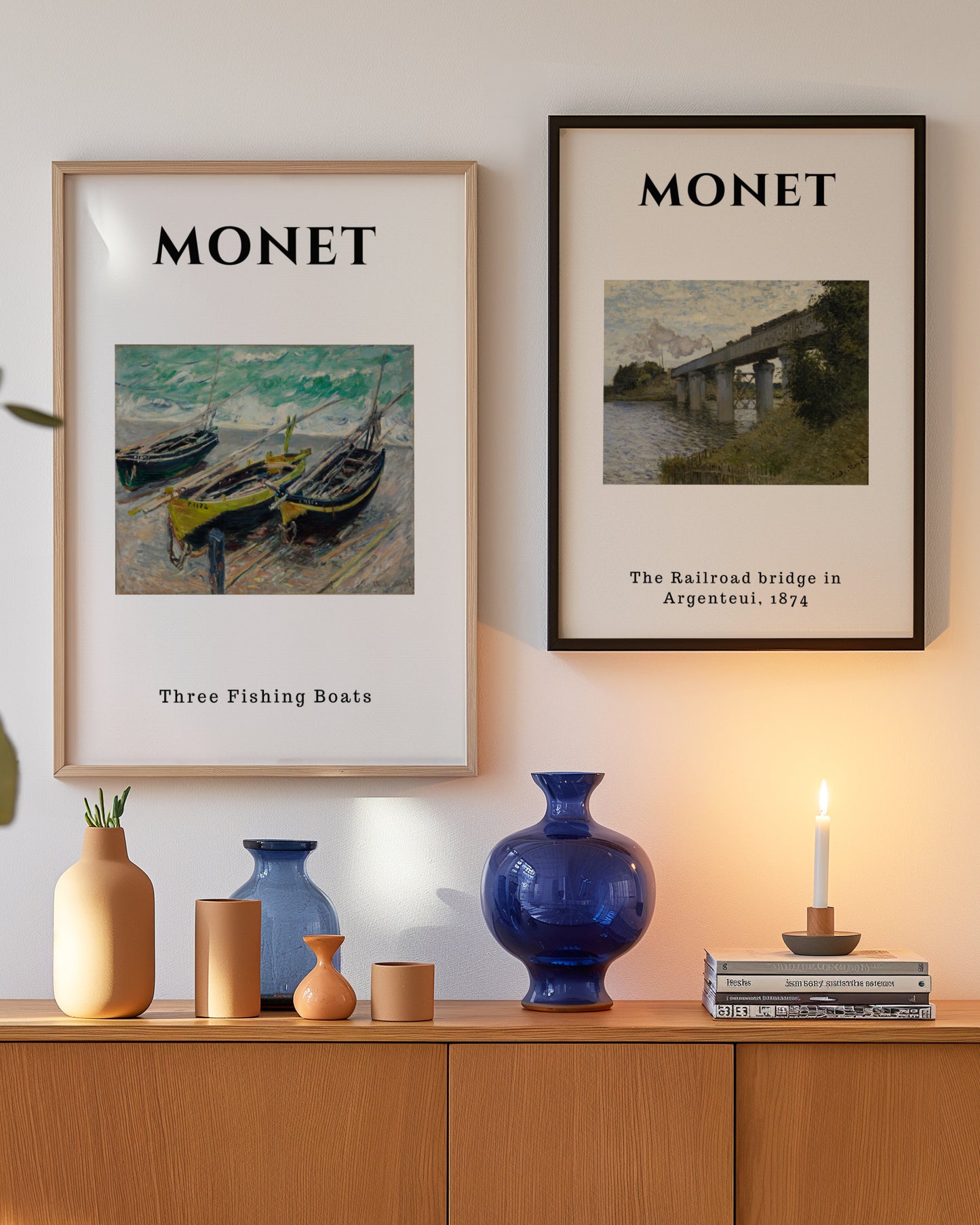 Three Fishing Boats - Monet