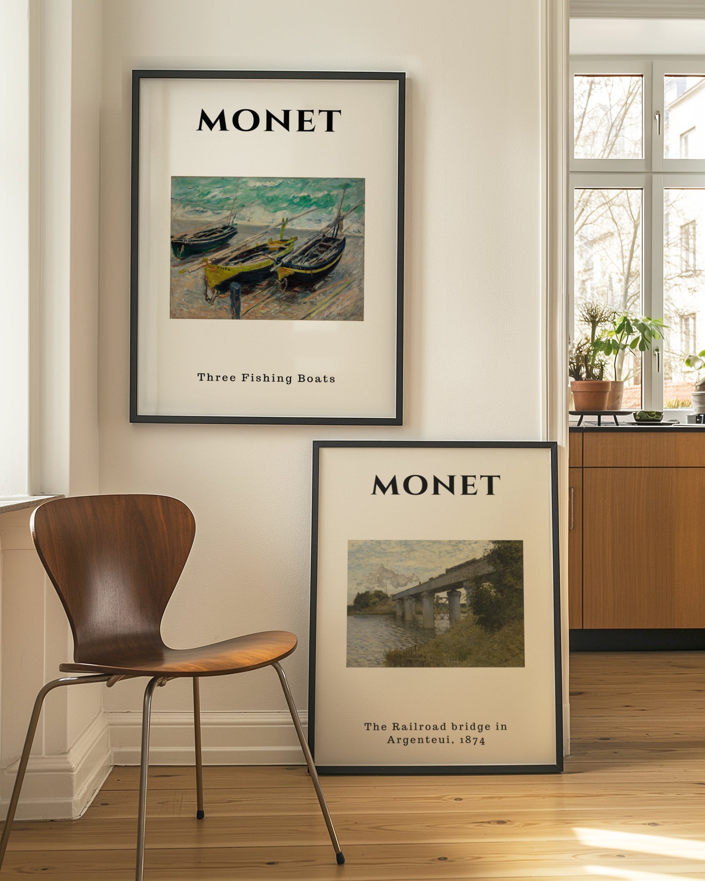 Three Fishing Boats - Monet