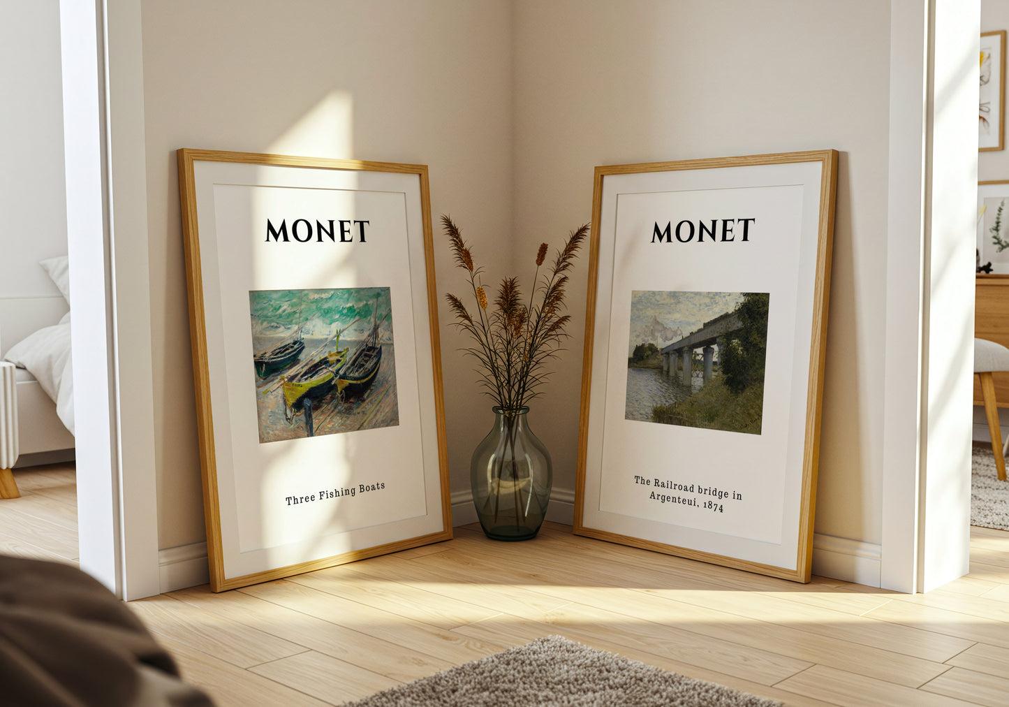 Three Fishing Boats - Monet