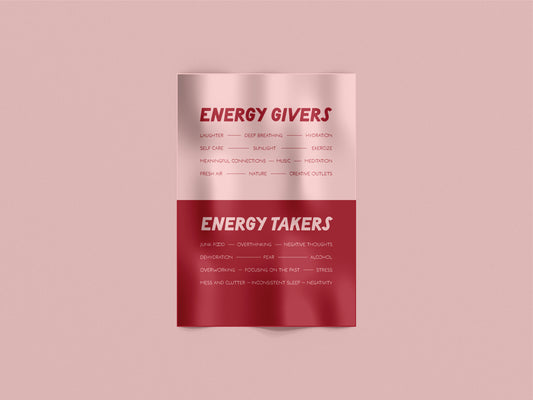 Energy Givers & Energy Takers