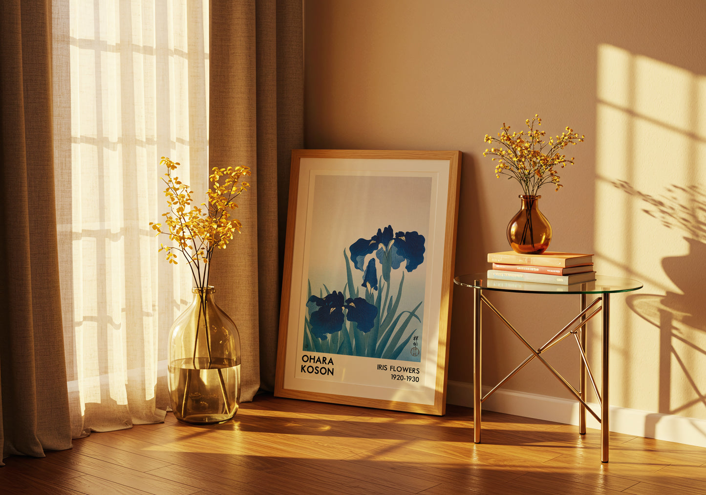 Iris Flowers Poster - Ohara Koson