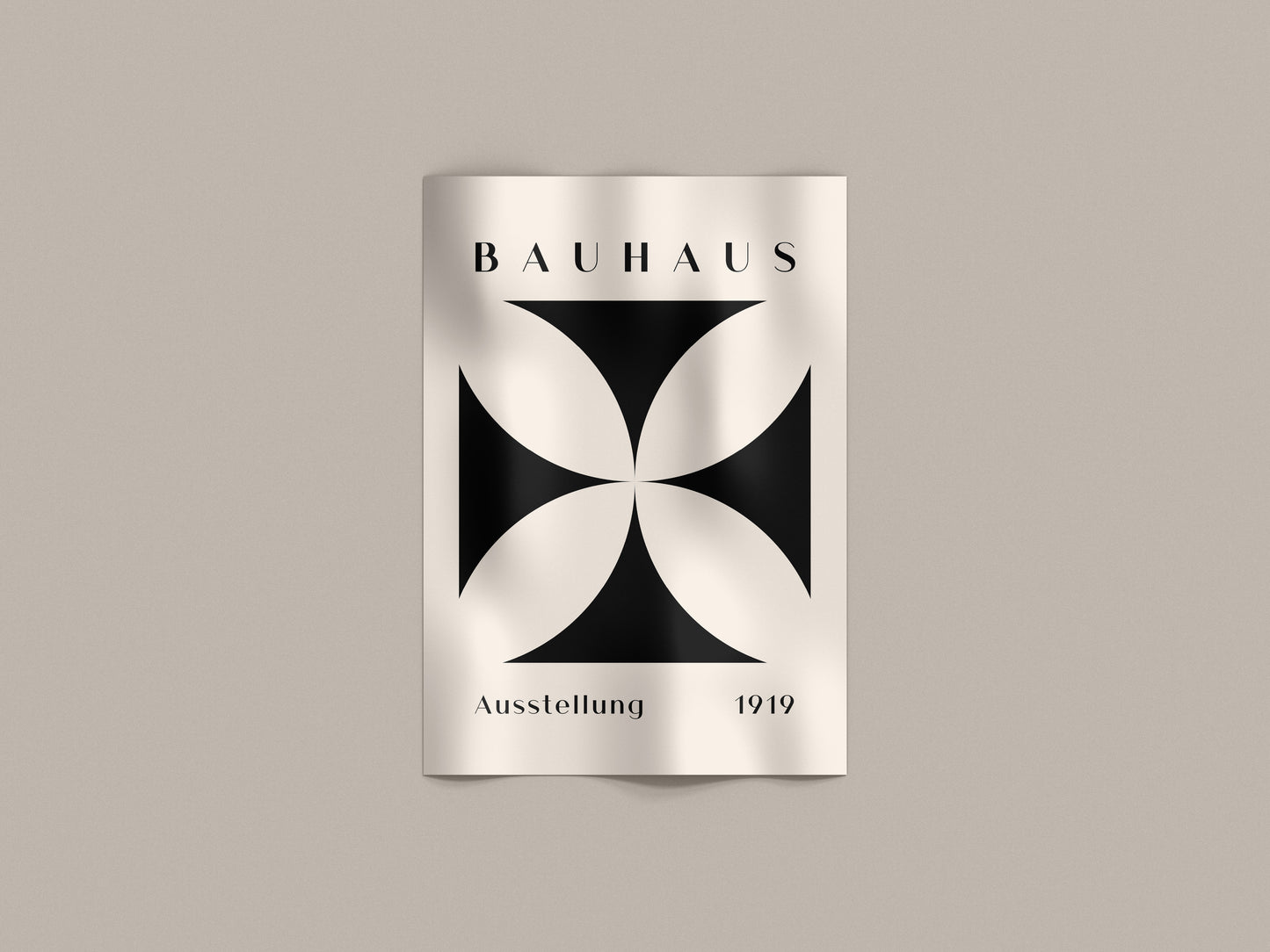 Bauhaus Ausstellung 1919 – Poster Geometrico Astratto
