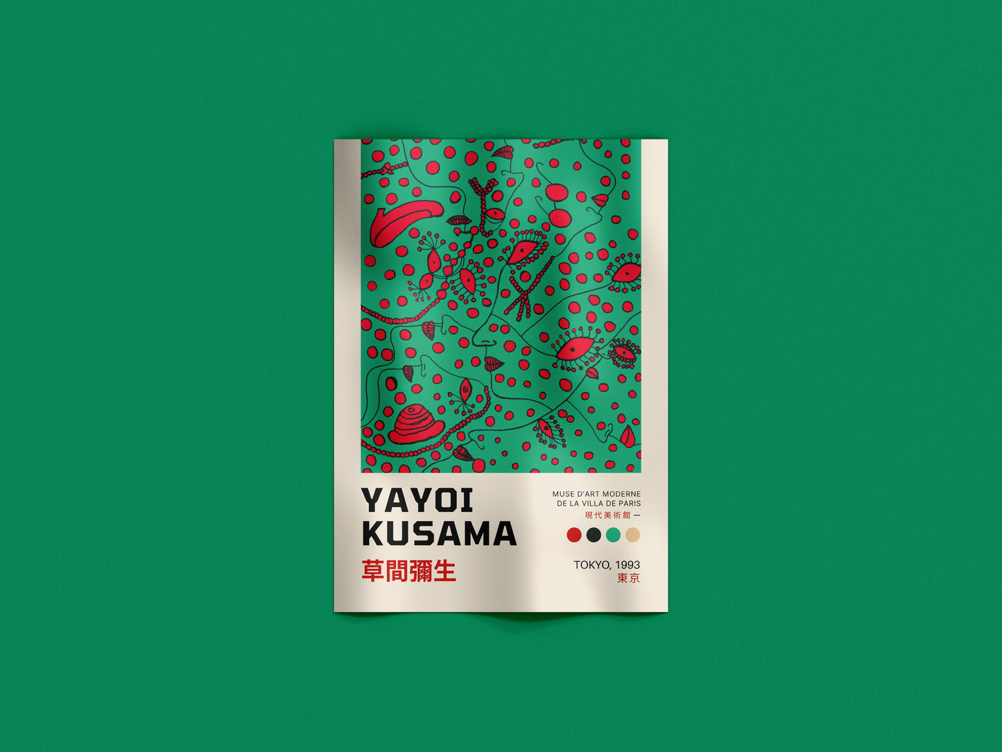 Green & Red - Yayoi Kusama