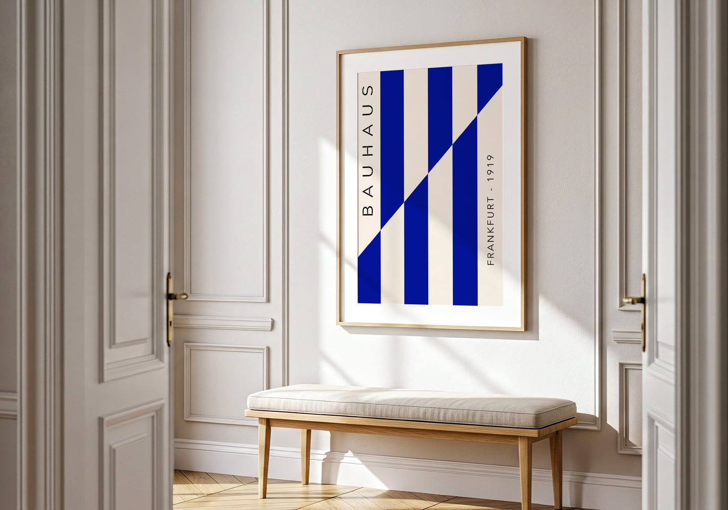 Bauhaus Frankfurt 1919 – Astratto Blu