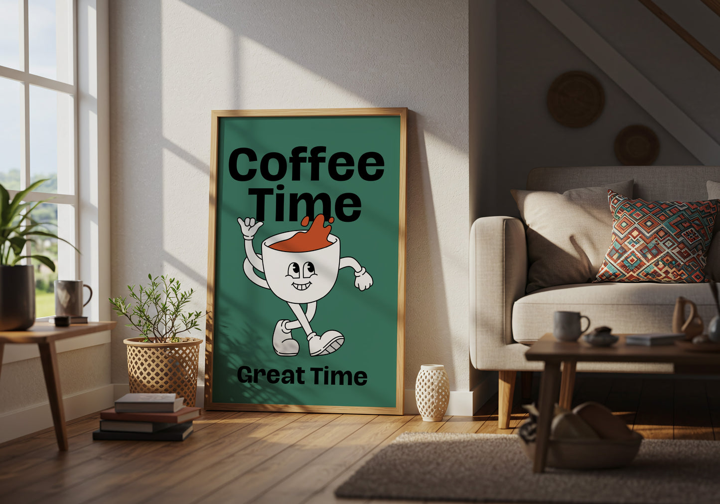 Coffee Time – Retrò Divertente