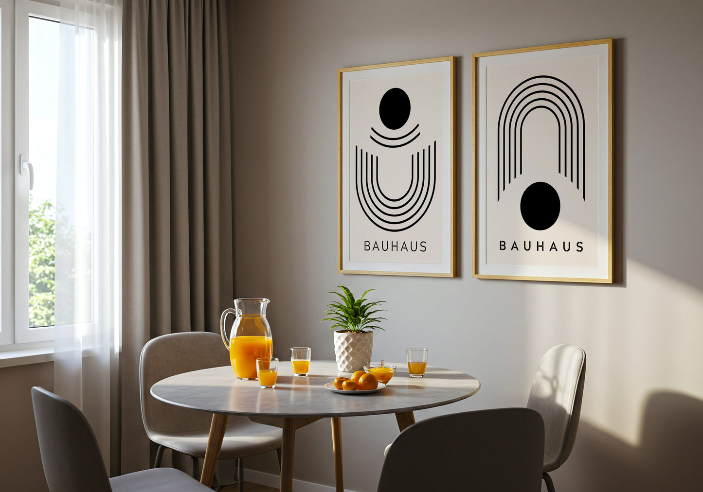 Bauhaus – Poster Minimal Astratto
