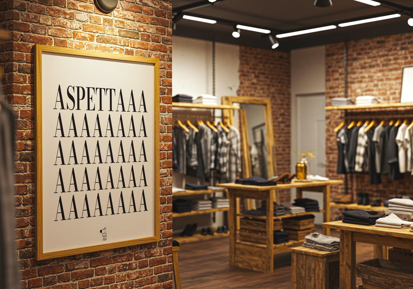 Aspettaaa – Tipografico Ironico