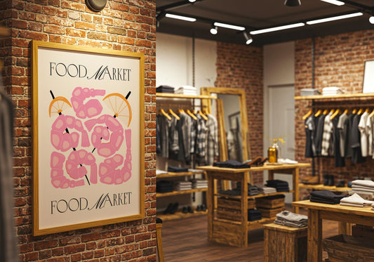 Food Market – Illustrato Moderno