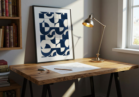 Onde Geometriche – Blu Notte