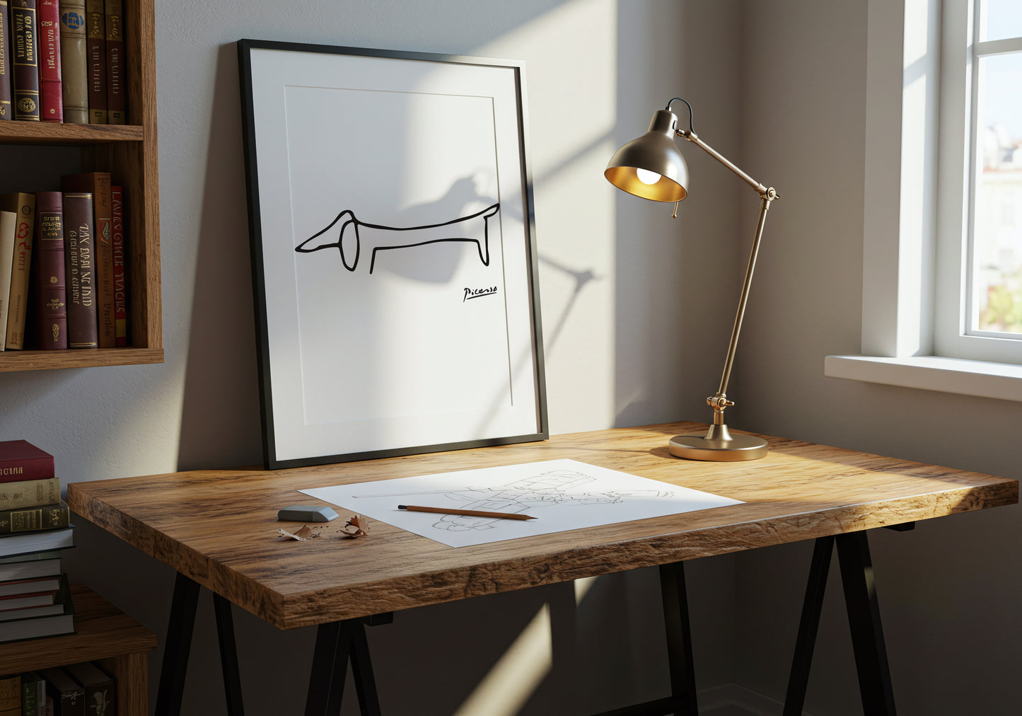 Pablo Picasso – Il Bassotto Minimalista