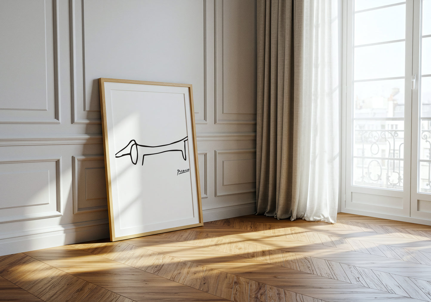 Pablo Picasso – Il Bassotto Minimalista