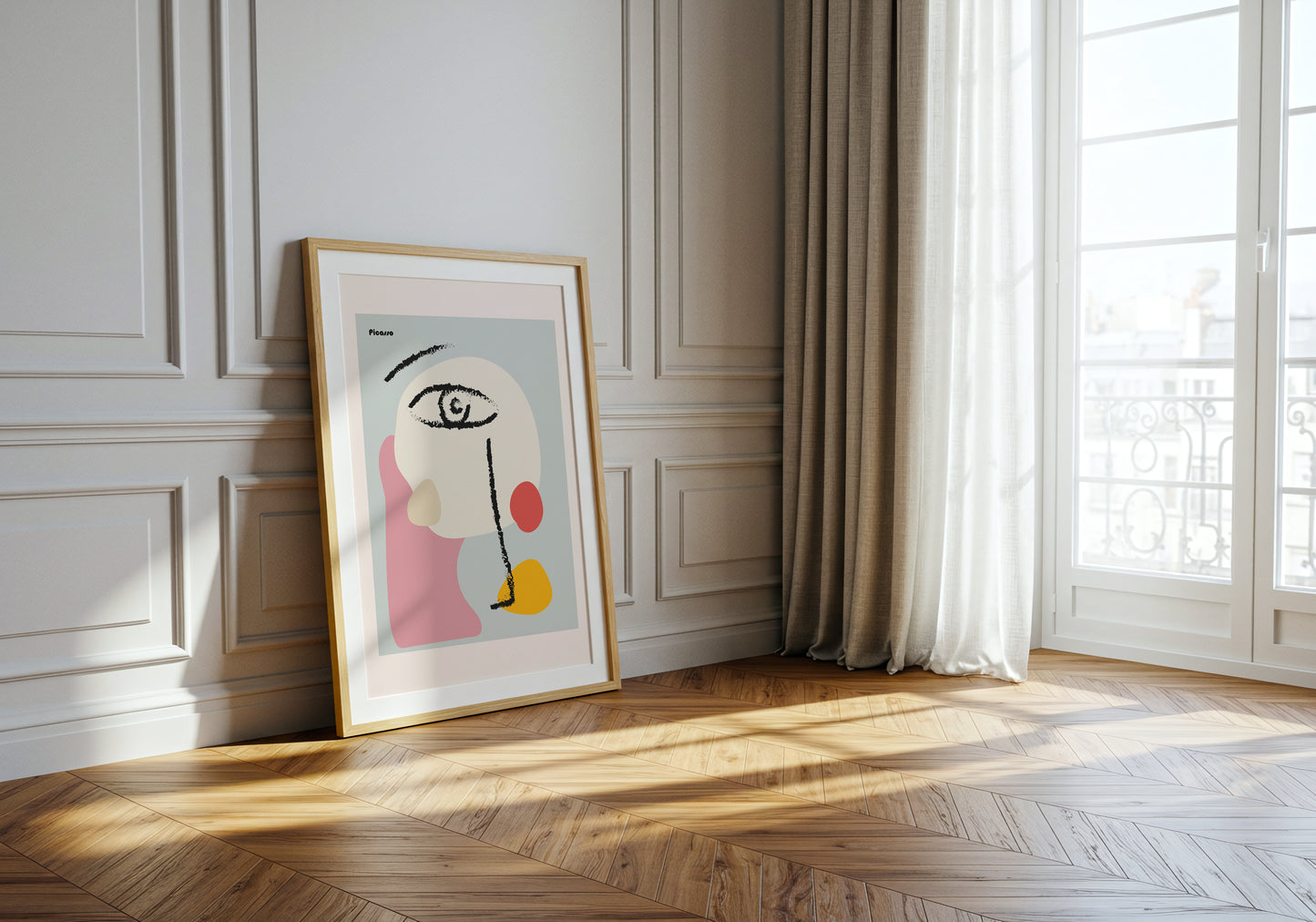 Volto Astratto Pastello –  Picasso