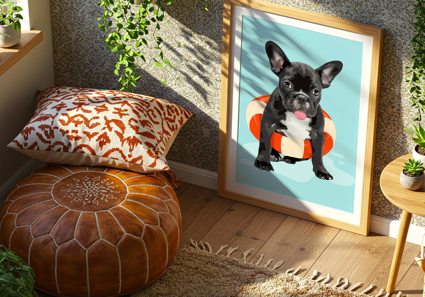 "Frenchie on Vacation"