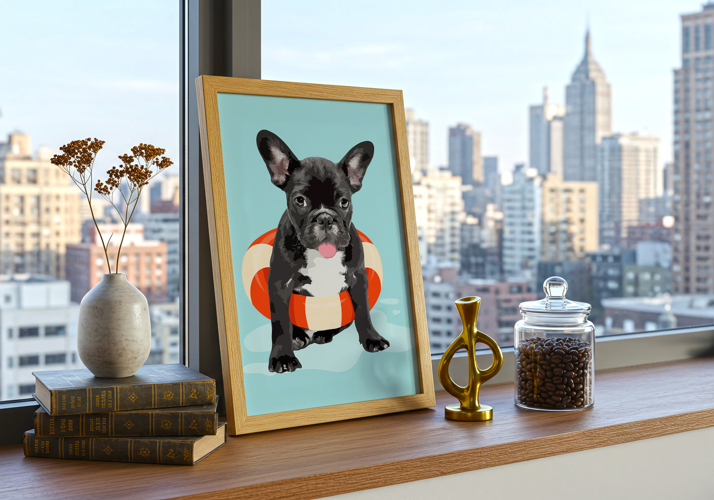 "Frenchie on Vacation"