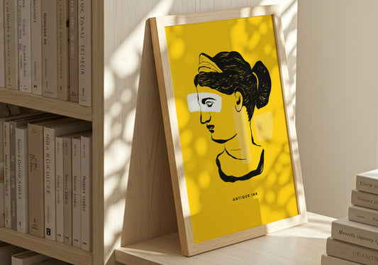 “Antique Ink — Golden Muse”