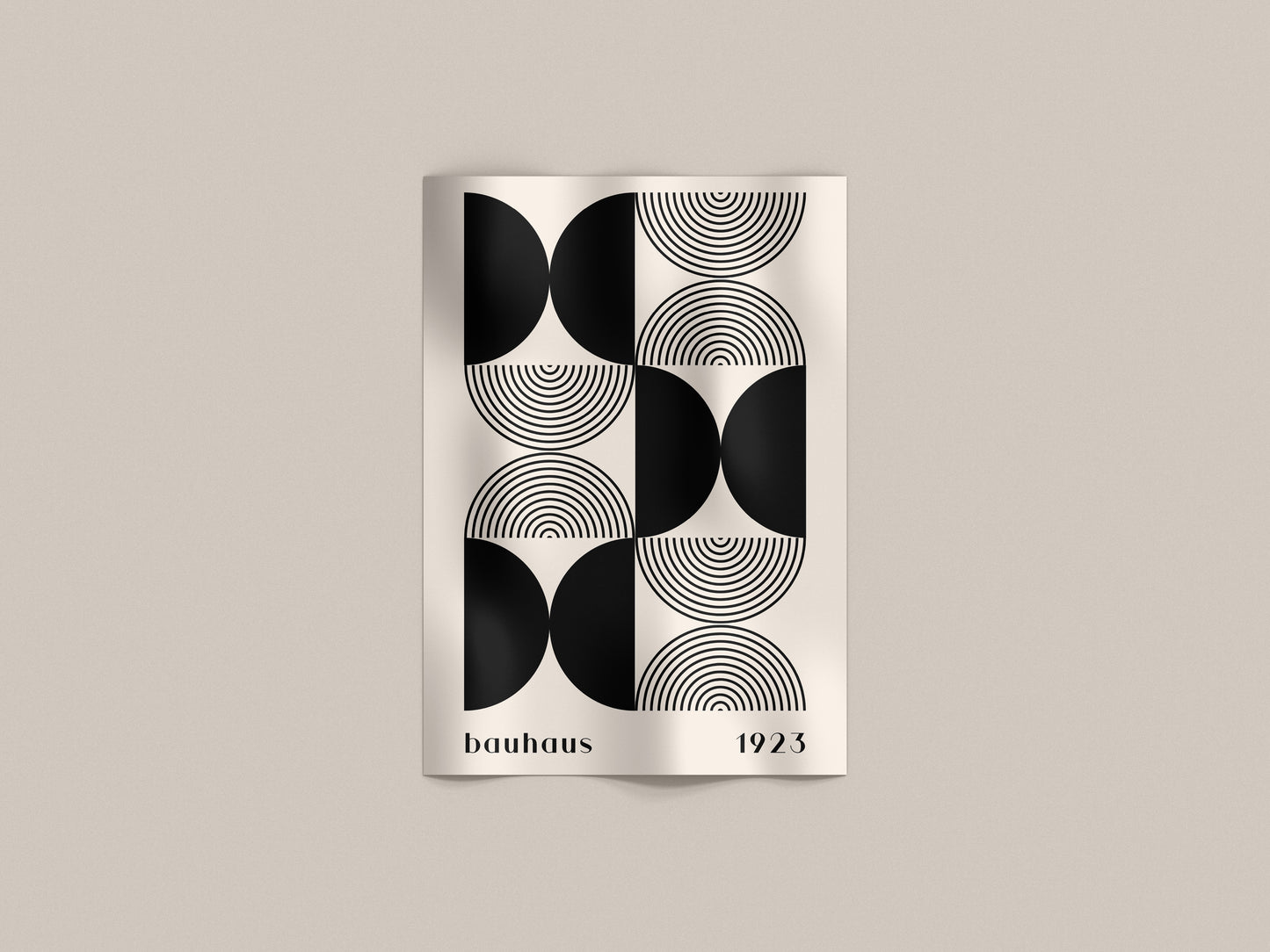 Bauhaus 1923 – Poster Geometrico Astratto