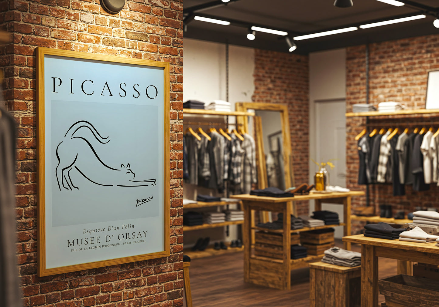 Esquisse d’un Félin Poster - Picasso