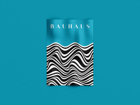 Bauhaus Waves – Poster Optical Moderno