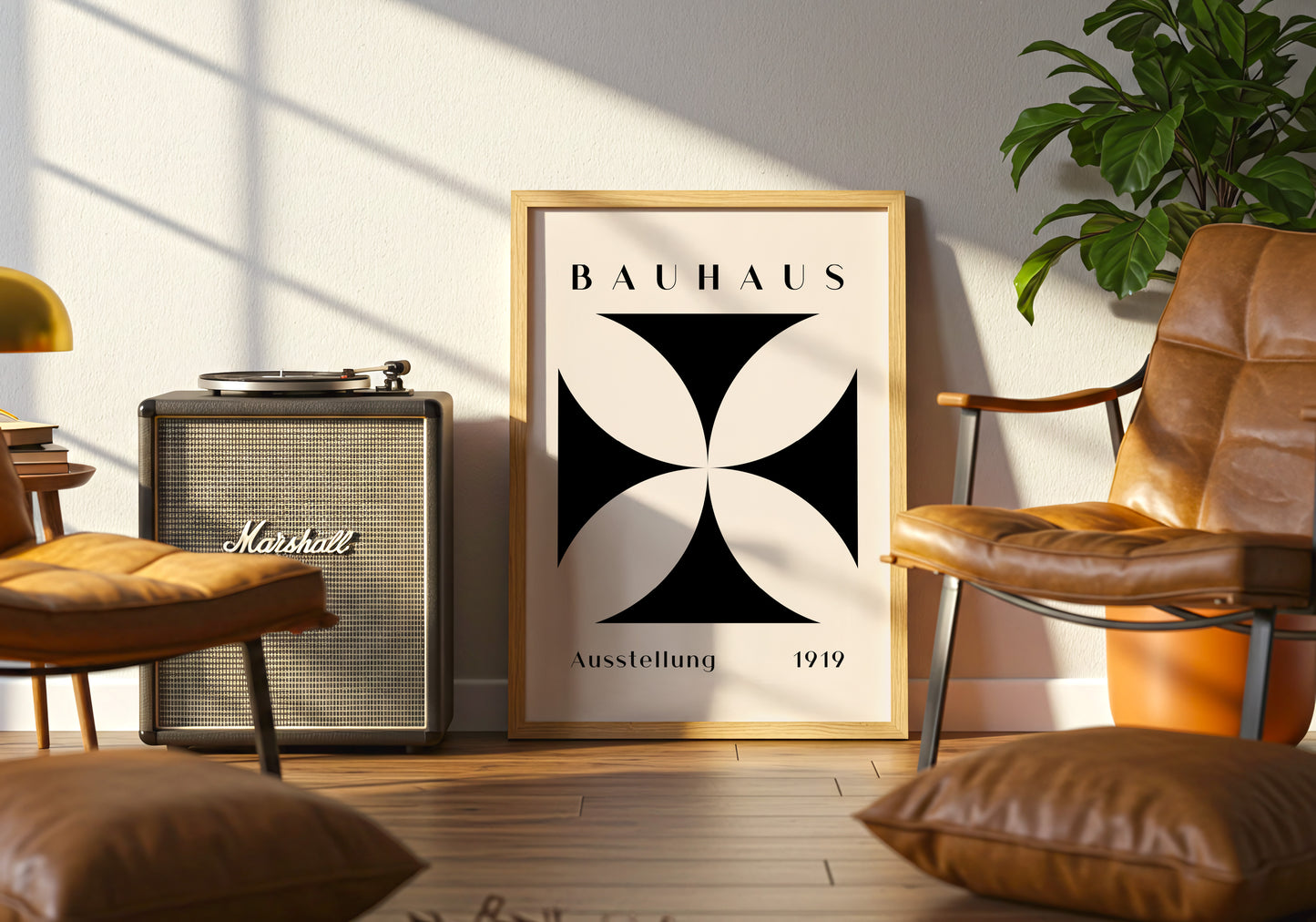 Bauhaus Ausstellung 1919 – Poster Geometrico Astratto