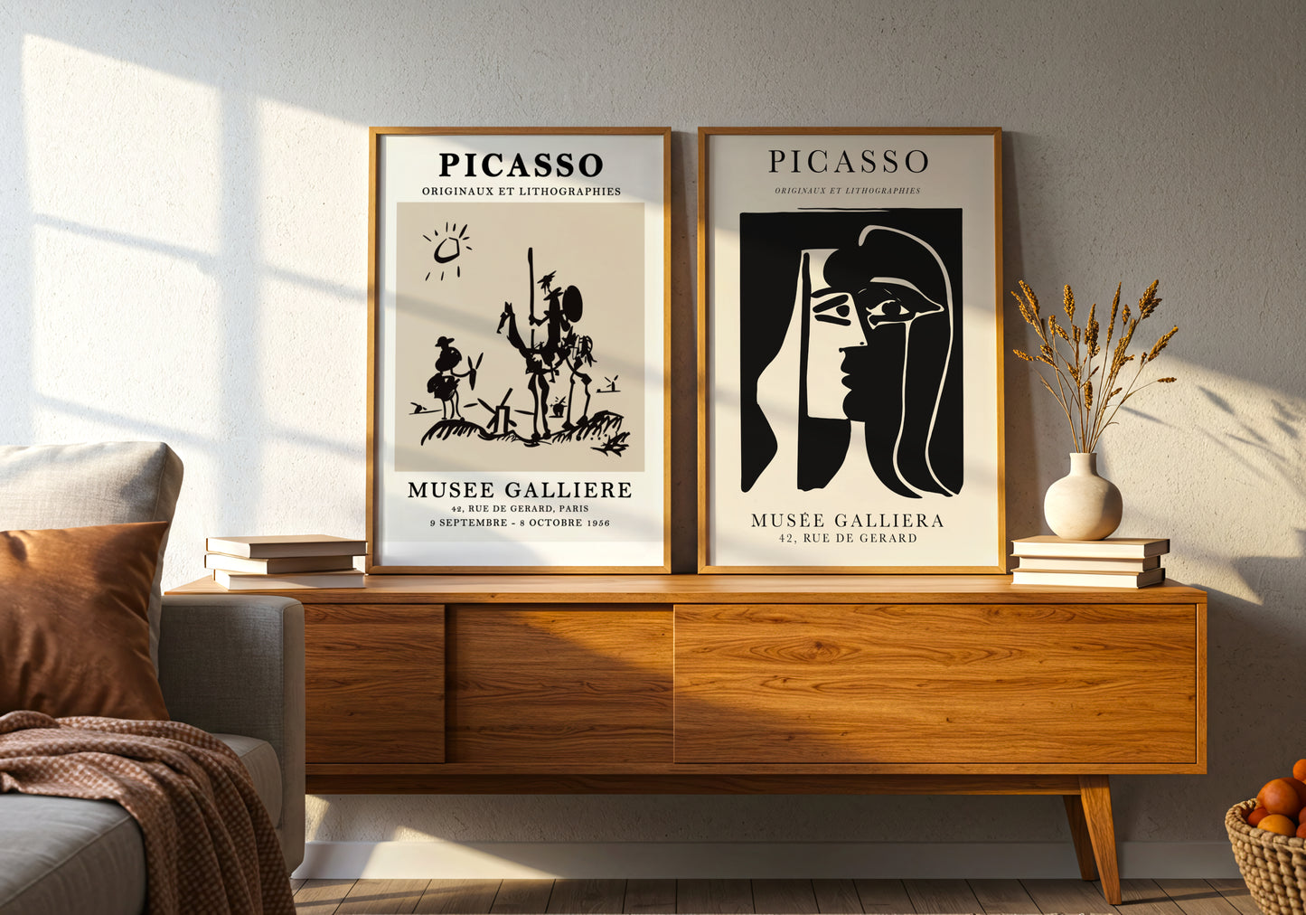 Poster Picasso – Profilo astratto, Musée Galliera
