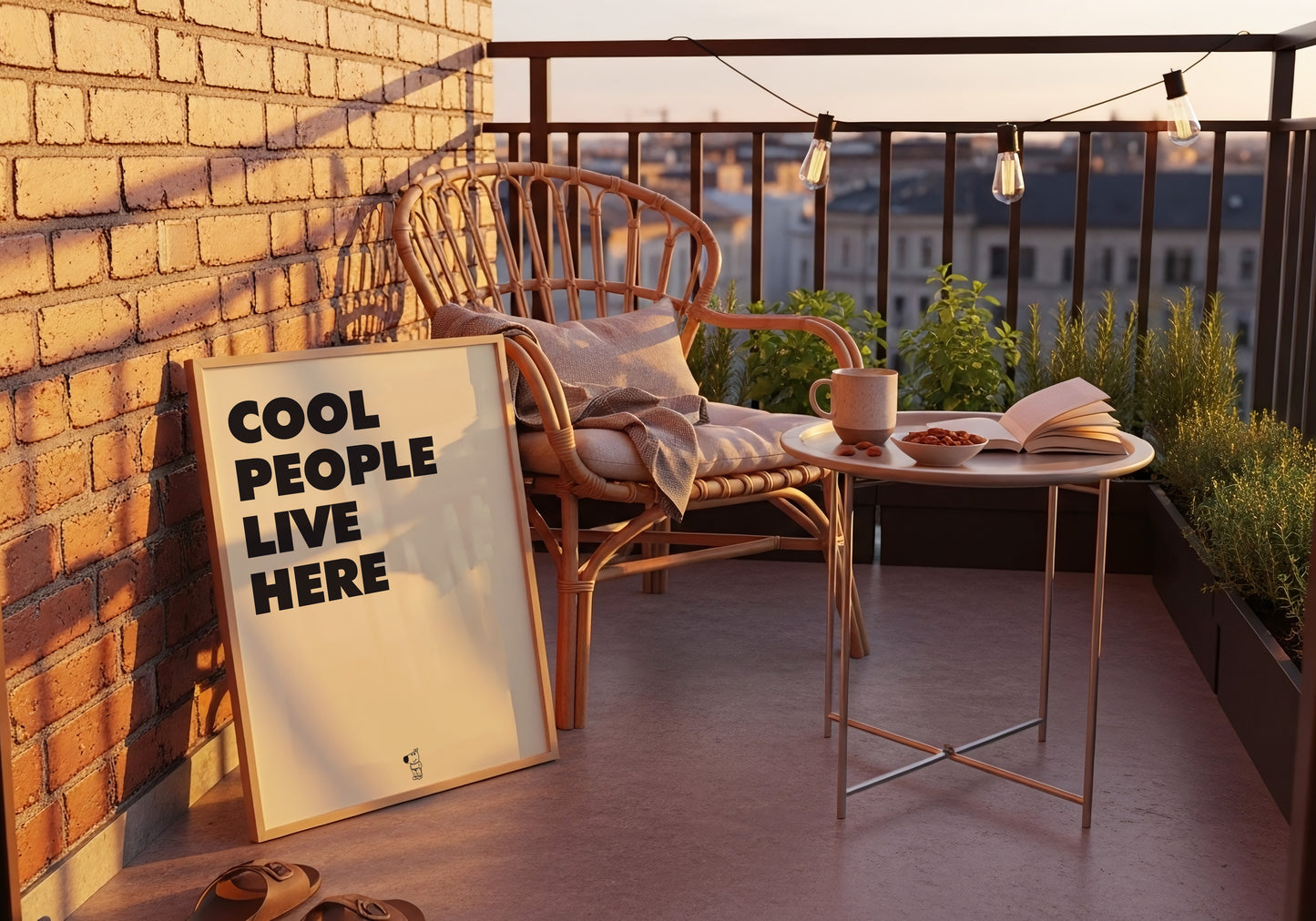 Cool People Live Here – Minimal Moderno