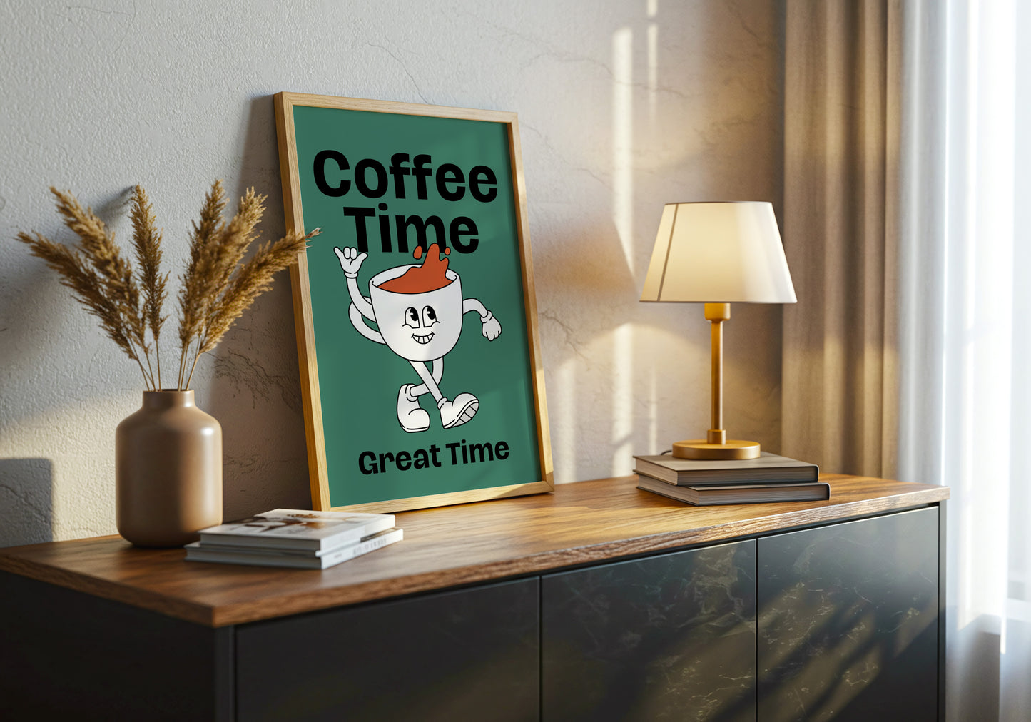 Coffee Time – Retrò Divertente
