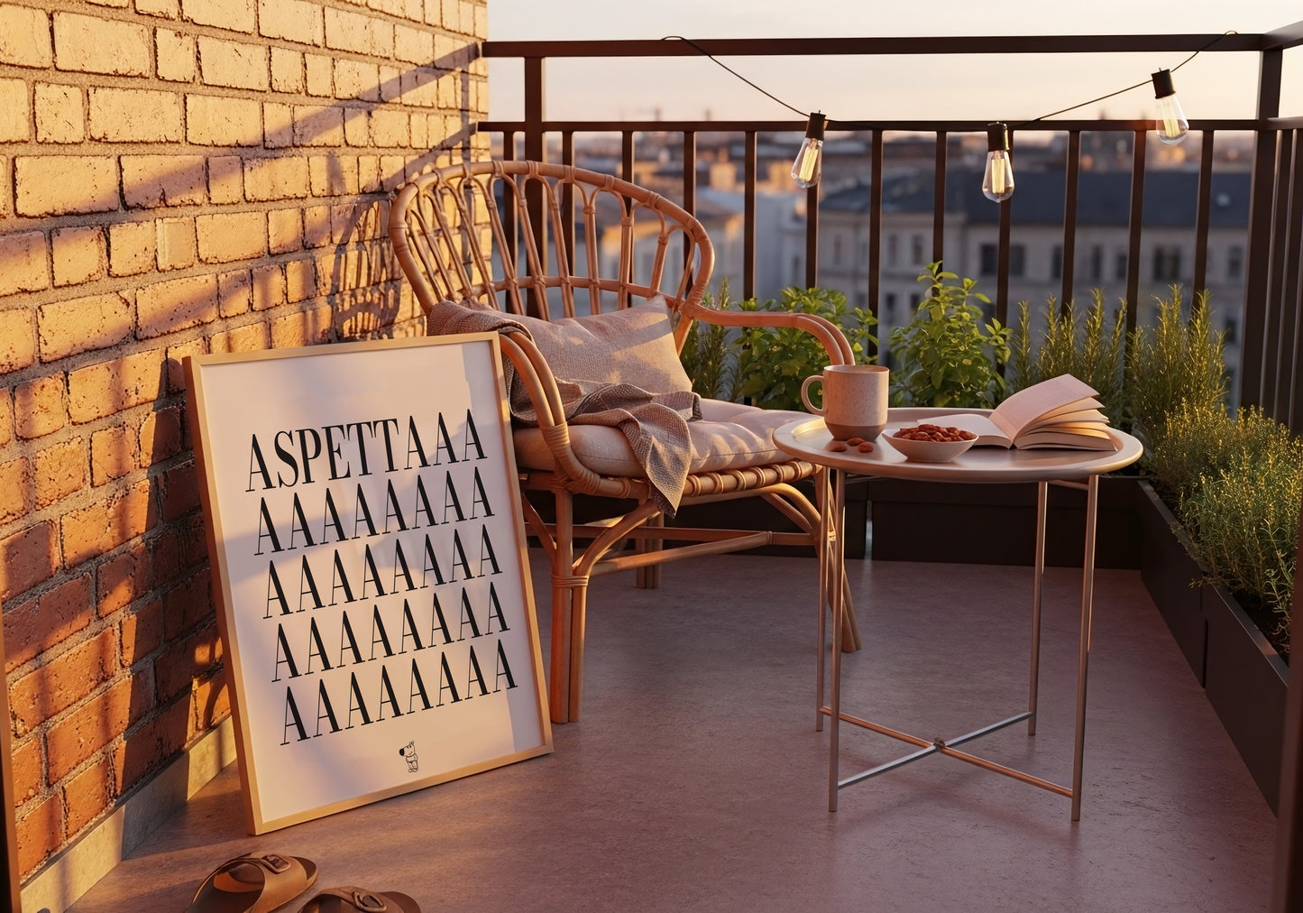 Aspettaaa – Tipografico Ironico