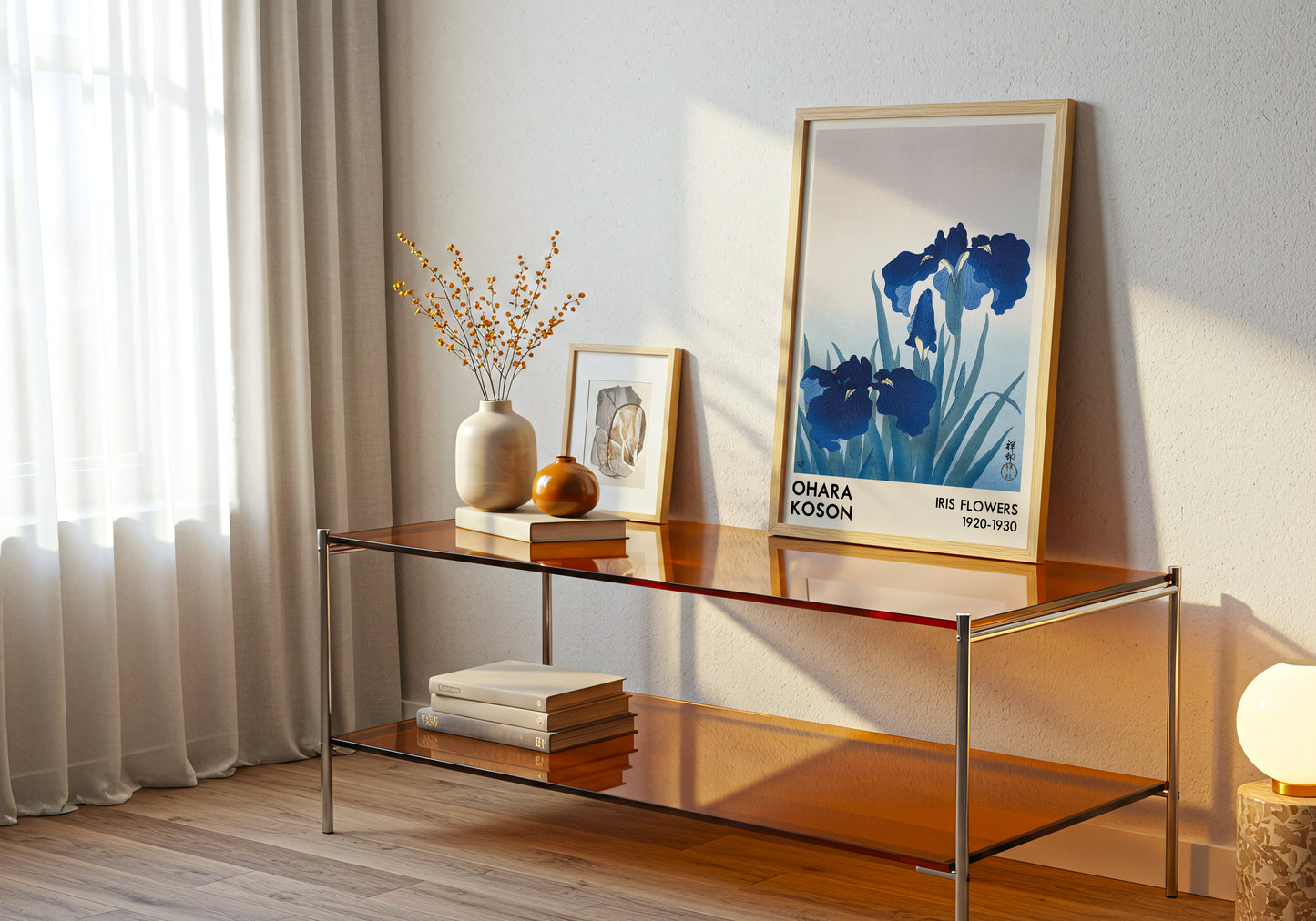 Iris Flowers Poster - Ohara Koson