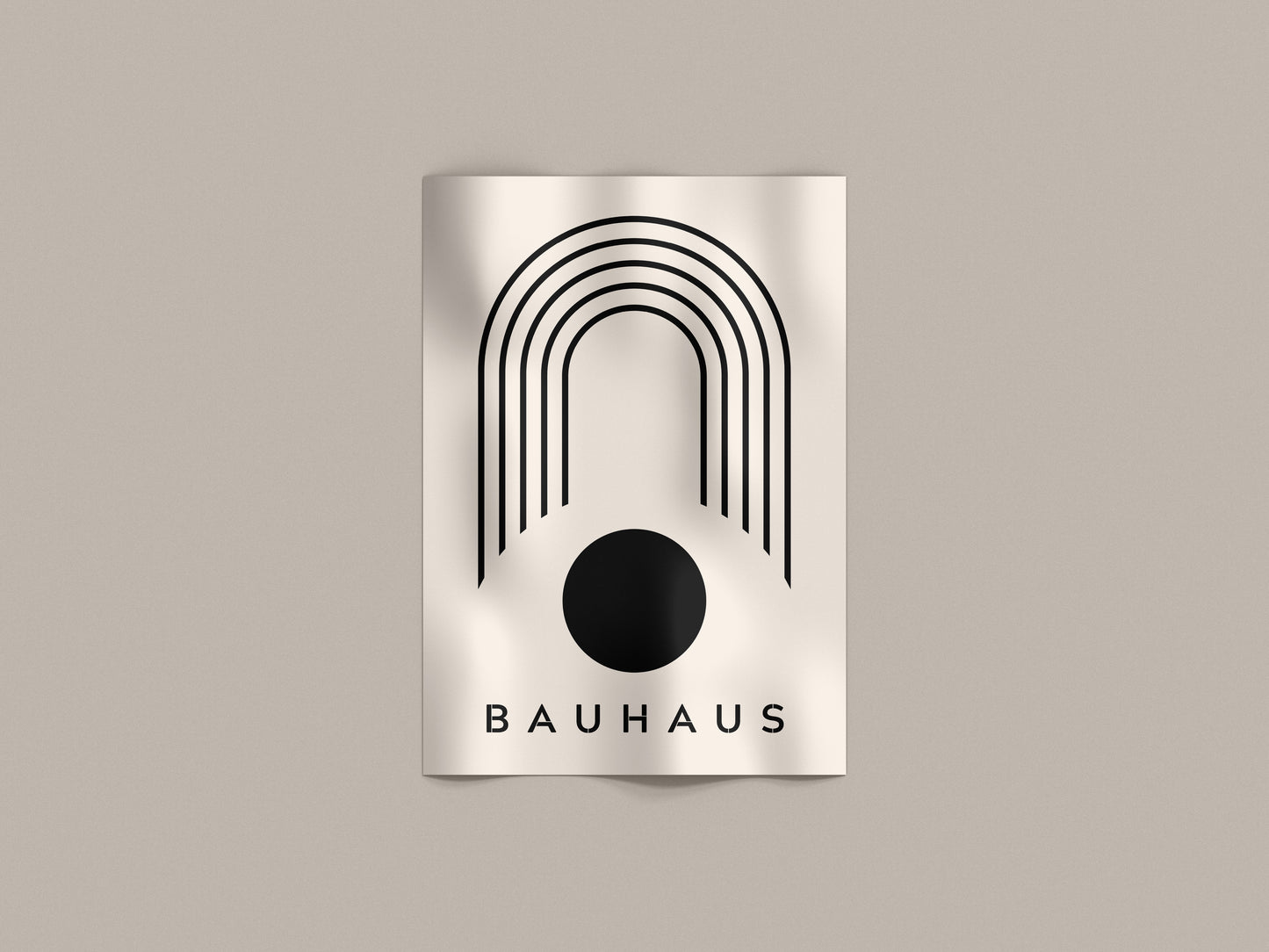 Bauhaus – Poster Minimal Astratto