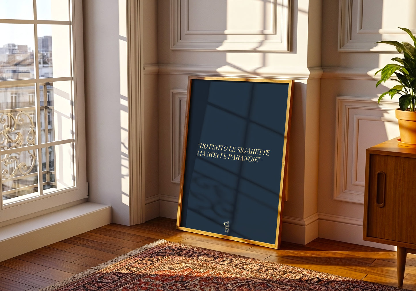 Ho finito le sigarette ma non le paranoie – Poster Minimal