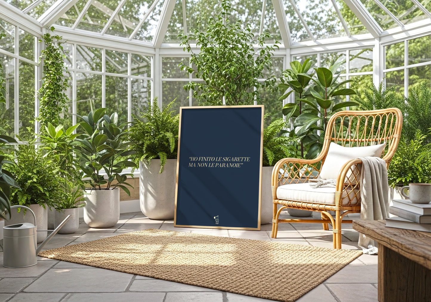 Ho finito le sigarette ma non le paranoie – Poster Minimal