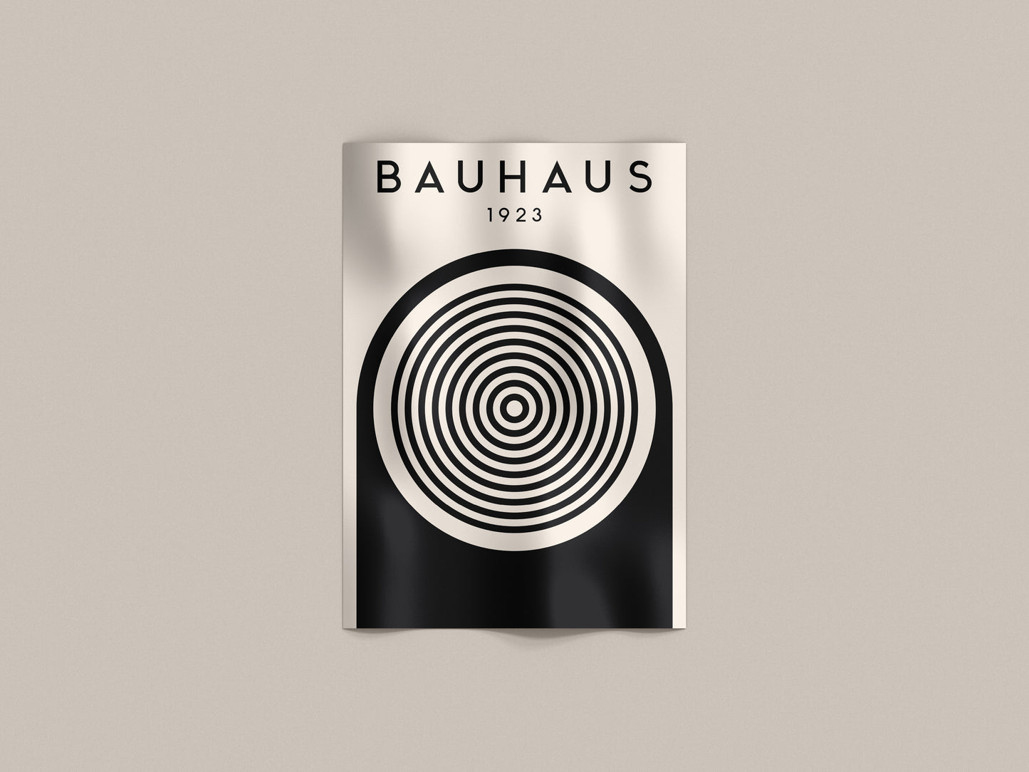 Bauhaus 1923 – Astratto in Bianco e Nero