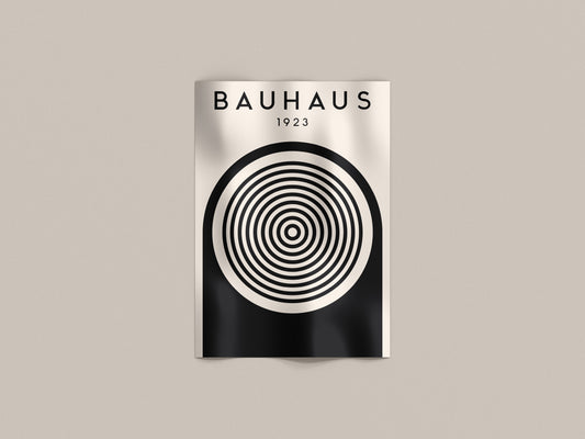 Bauhaus 1923 – Astratto in Bianco e Nero