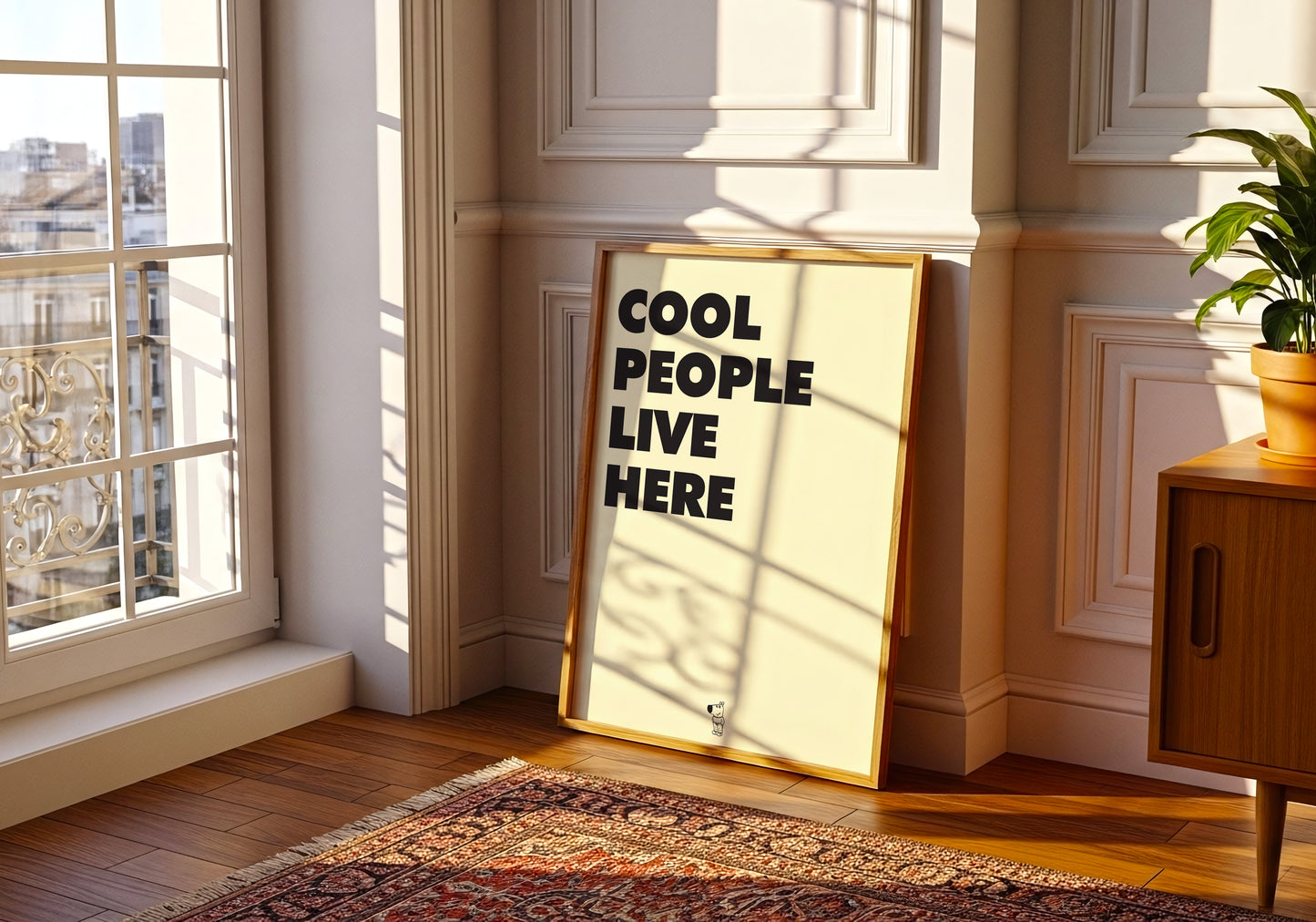Cool People Live Here – Minimal Moderno