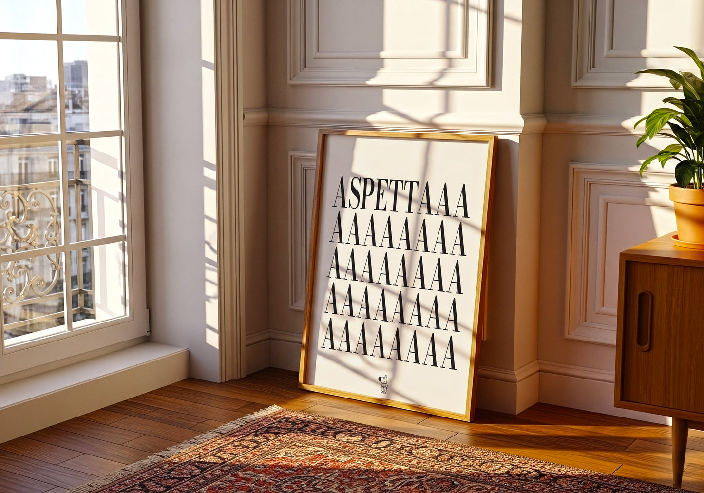 Aspettaaa – Tipografico Ironico