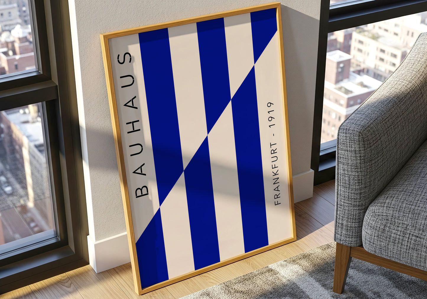 Bauhaus Frankfurt 1919 – Astratto Blu