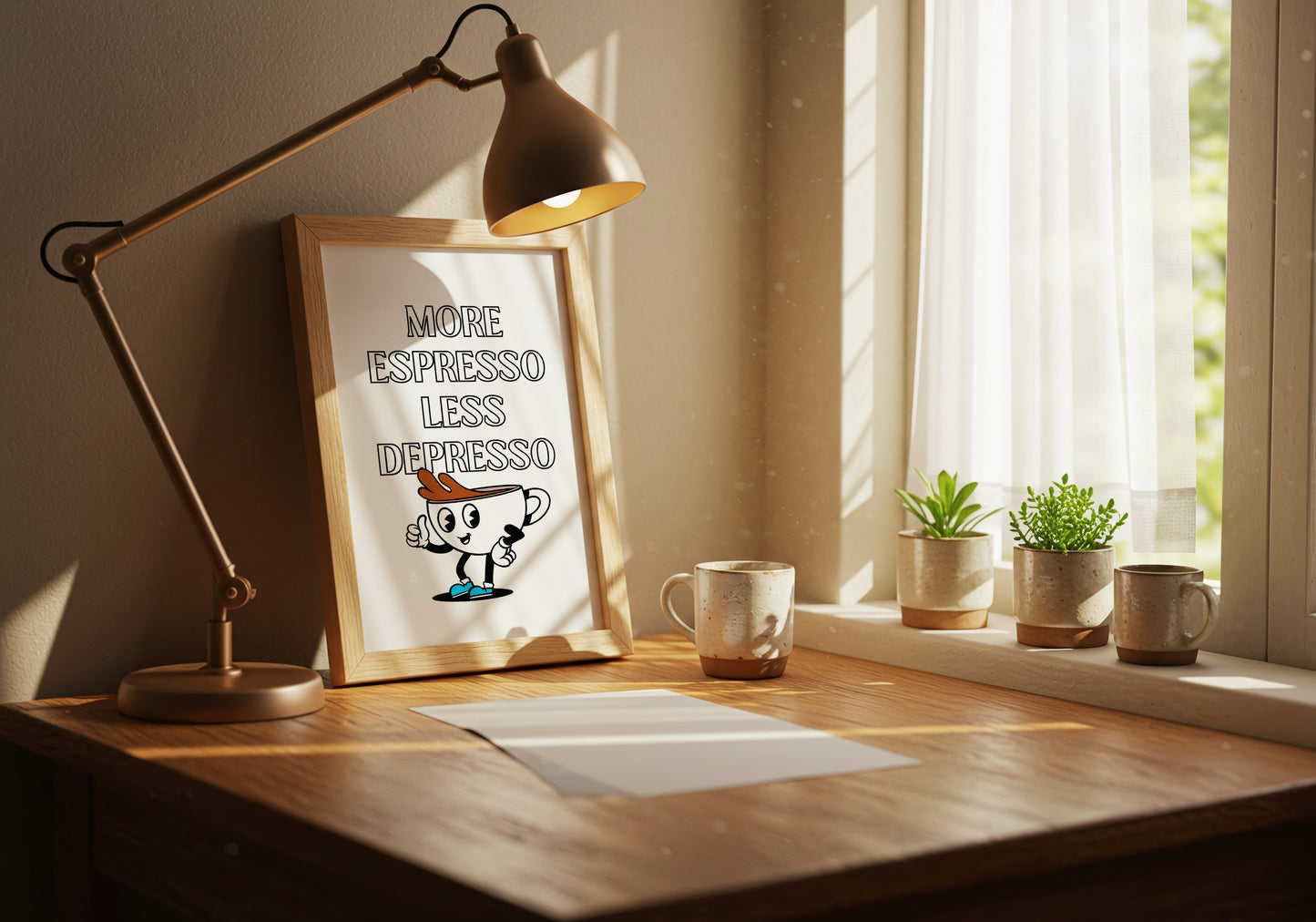 More Espresso Less Depresso – Divertente Caffè