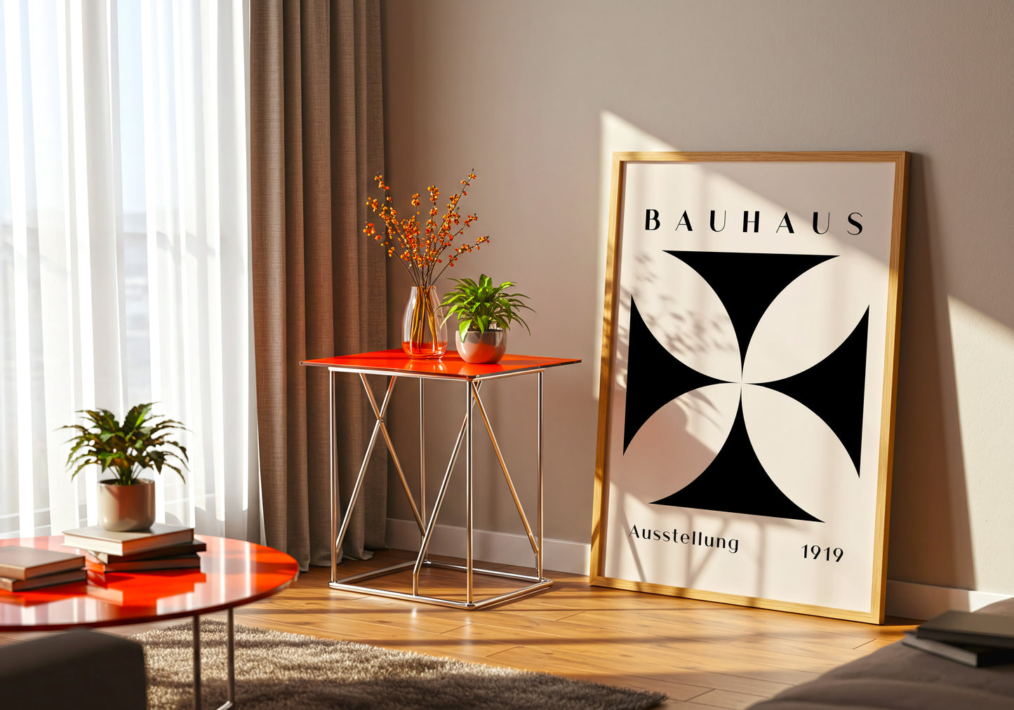 Bauhaus Ausstellung 1919 – Poster Geometrico Astratto