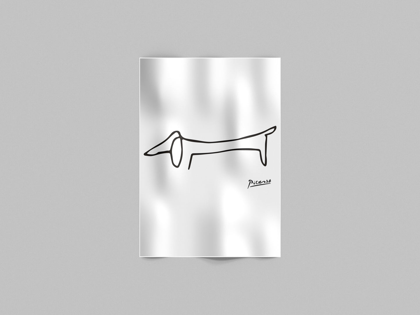 Pablo Picasso – Il Bassotto Minimalista